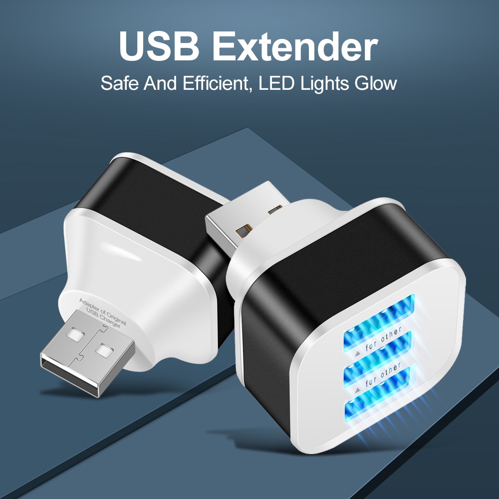 Laptop Tablet Accessories - Adaptador de ranuras USB de 3