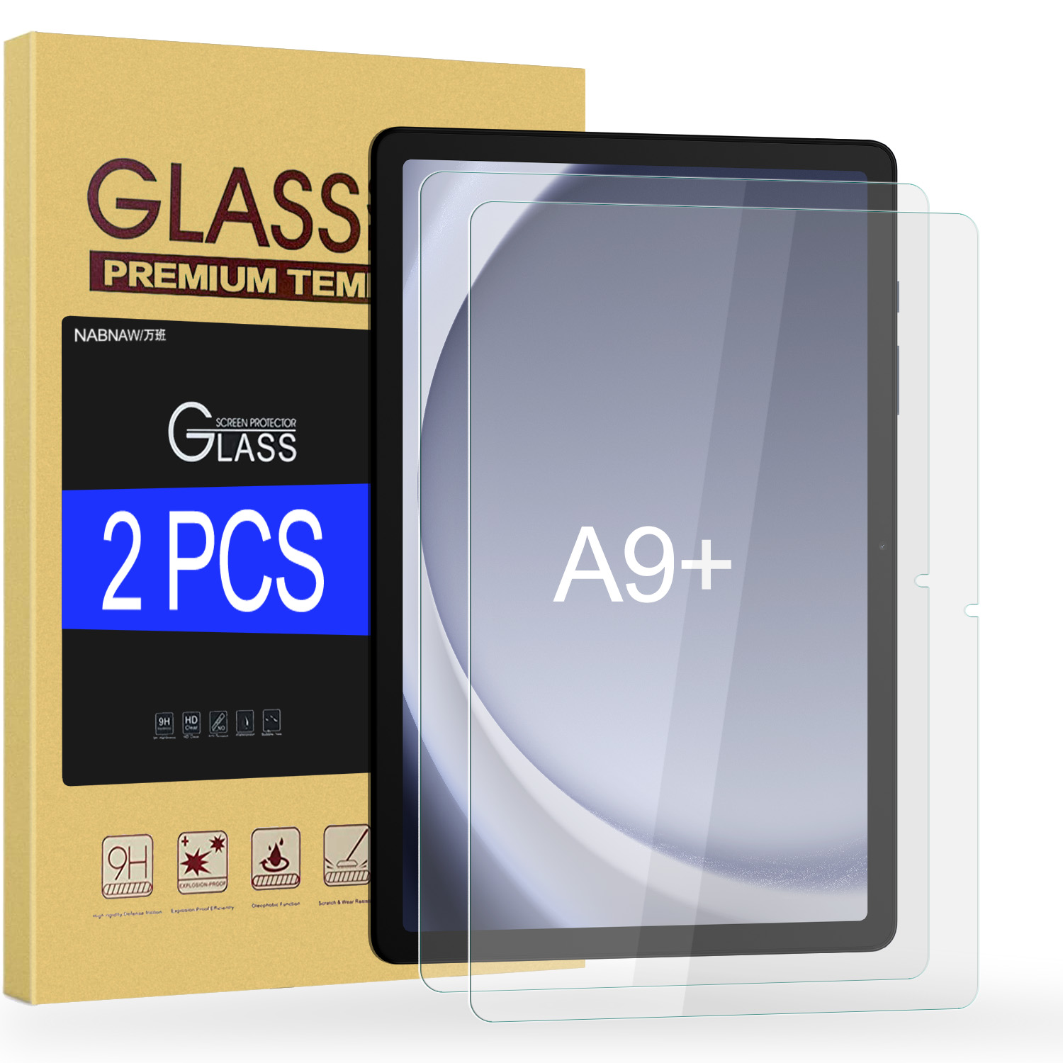 Galaxy Tablet Accessories - 2 piezas HD Protector de pantalla