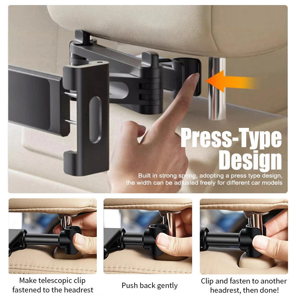Tablet Car Mount - Soporte Plegable para Teléfono Móvil en
