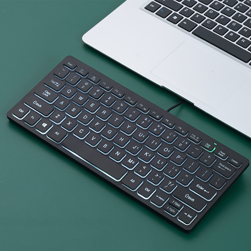 Laptop Tablet Accessories - Teclado con cable portátil, Mini teclado