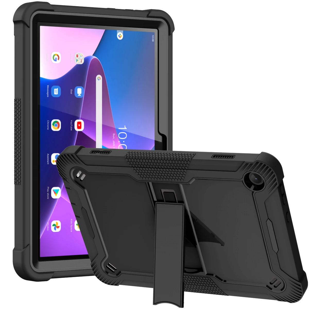Lenovo Tablet M11 Accessories - Funda con soporte de armadura para