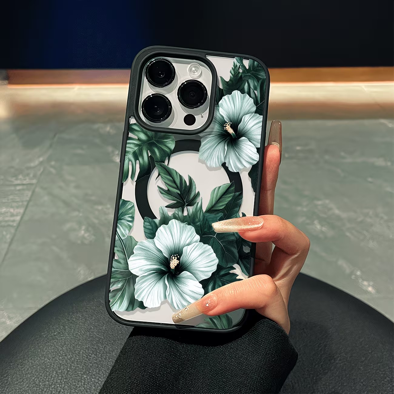 Apple Iphone 15 - Funda para Teléfono con Estampado Floral