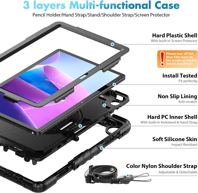 Funda Protectora Antigolpes co - Lenovo Tablet M11 Accessories reseña y precio