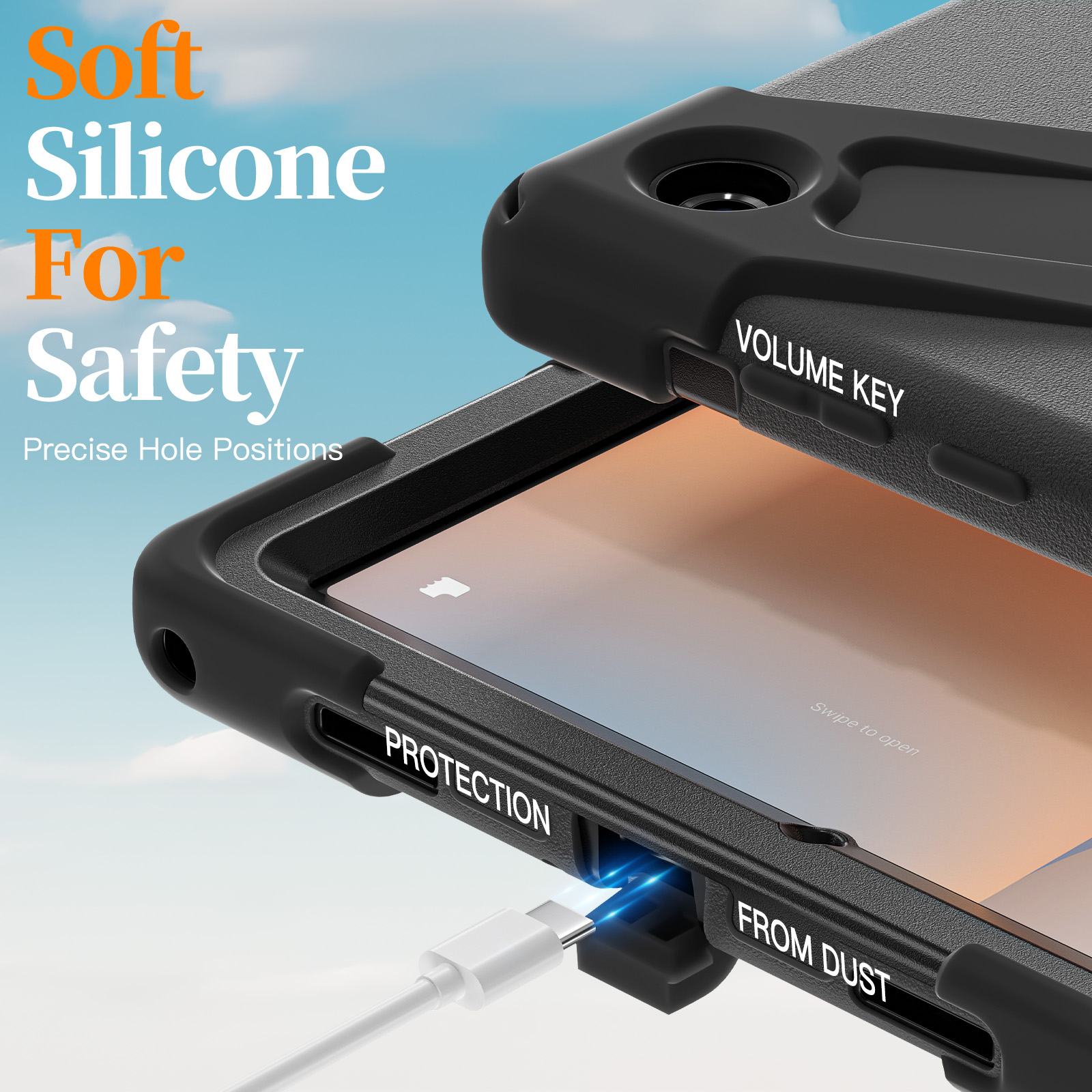 AJIUYU 360 °   Funda giratoria - Vortex Tablet Accessories reseña y precio
