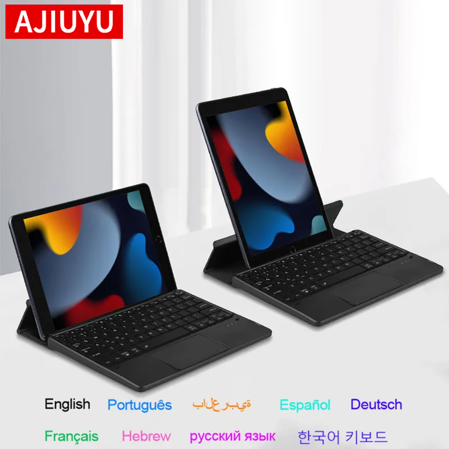 AJIUYU-Teclado plegable con Bl - Windows Tablet Accessories reseña y precio