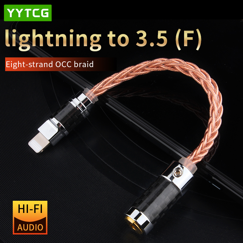 YYTCG-Adaptador de conector ma - Wired Earphone Lightning reseña y precio