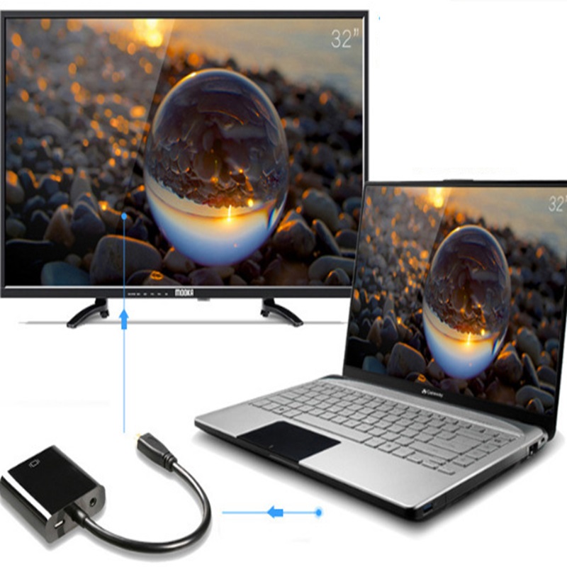Conector Micro HDMI a VGA, ada - Hdmi Adapter Tablet reseña y precio