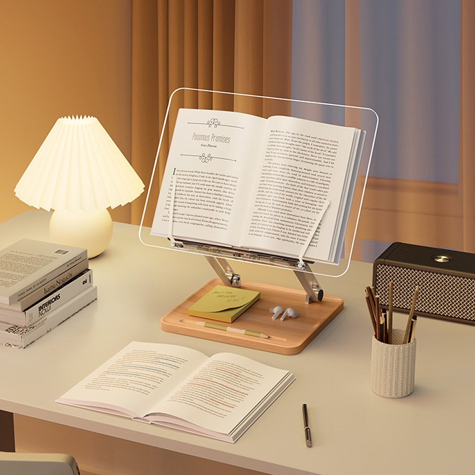 Soporte de lectura de madera c - Laptop Tablet Accessories reseña y precio