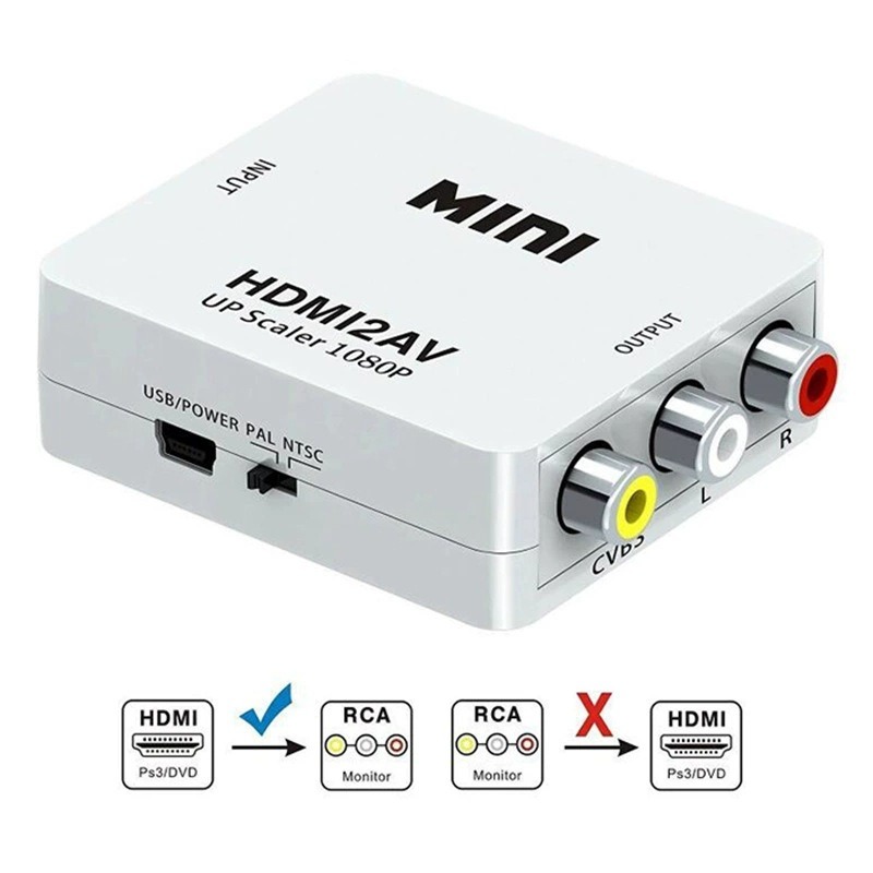 Convertidor HDMI a AV RCA 1080 - Hdmi Adapter Tablet reseña y precio