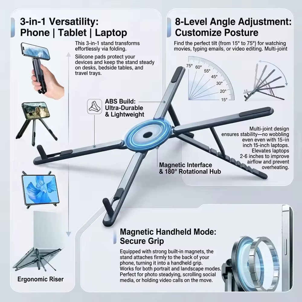 Soporte Magnético Portátil par - Essential Tablet Accessories reseña y precio