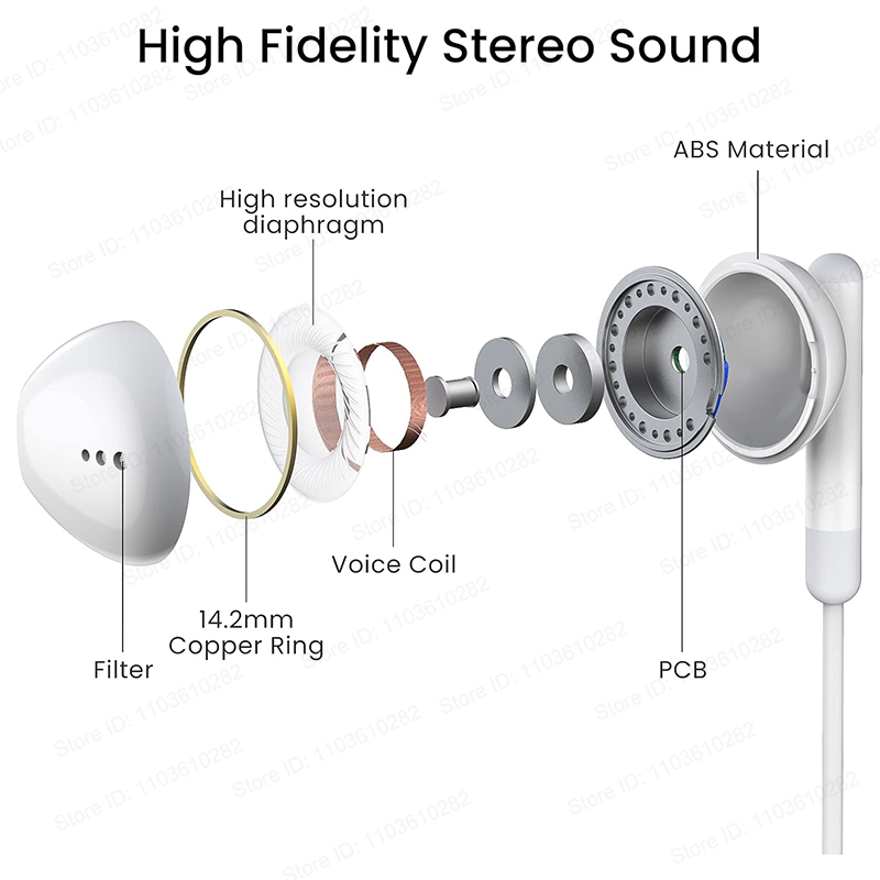 Auriculares con cable para iPh - Wired Earphone Lightning reseña y precio